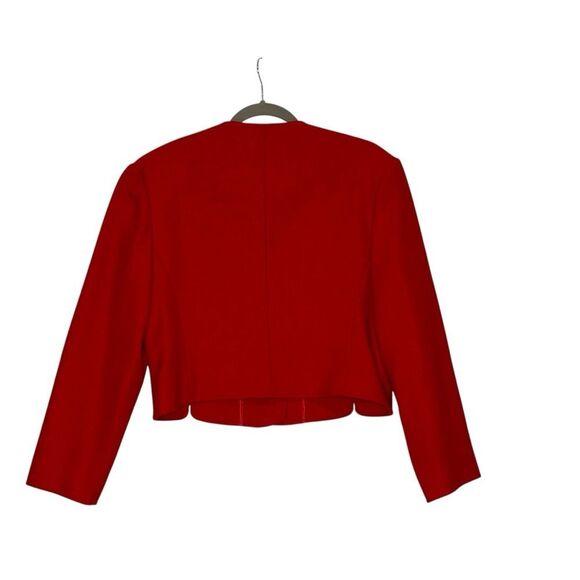 Pendleton Vintage Red Wool Cropped jacket | Size 10 - Picture 6 of 8